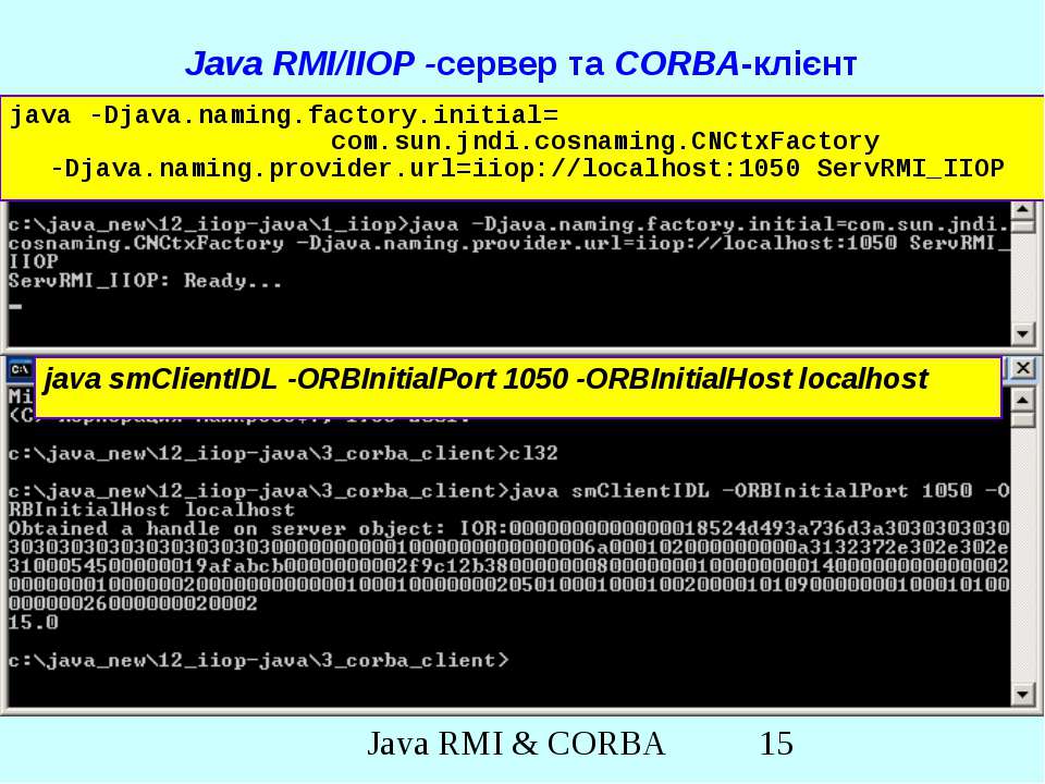 Rmi-Iiop Example Program