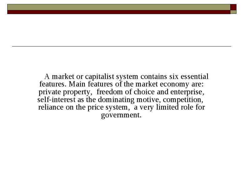 Market Economy 