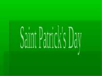 "Saint Patrick's Day"