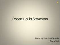 "Robert Louis Stevenson"