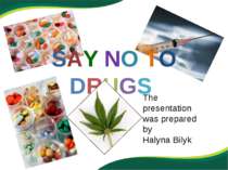 "SAY NO TO DRUGS"