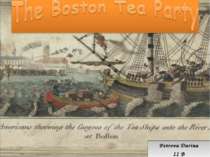 "The Boston Tea Party"