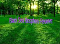 "Black Sea Biosphere Reserve"