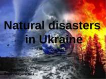 "Natural disasters in Ukraine"