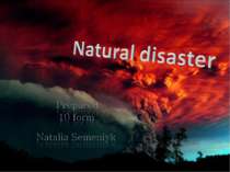 "Natural disaster"