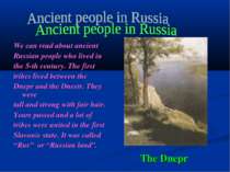 Ancient people in Russia