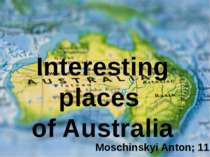 "Interesting places of Australia"