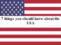 США / 7 things you should know about the USA