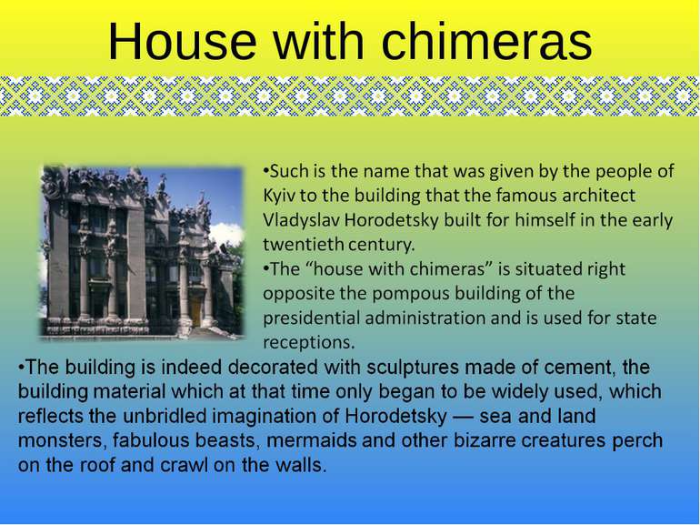 House with chimeras
