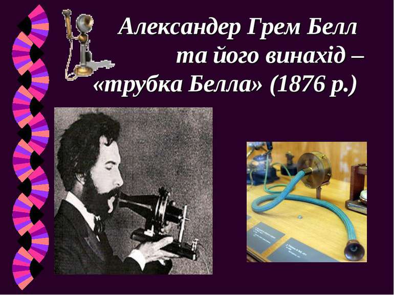 Александер Грем Белл та його винахід – «трубка Белла» (1876 р.)