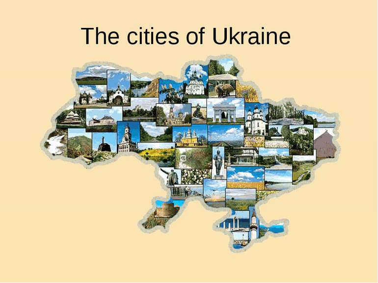 The cities of Ukraine