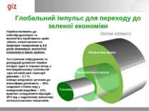 Глобальний імпульс для переходу до зеленої економіки Україна належить до найз...