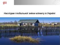 Наслідки глобальної зміни клімату в Україні *