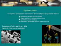 Акустичні бомби Введення наночастинок в тканину Збірка агрегатів у клітинних ...