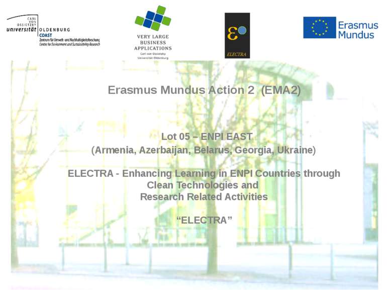 Lot 05 – ENPI EAST(Armenia, Azerbaijan, Belarus, Georgia, Ukraine)&nbsp;ELECT...