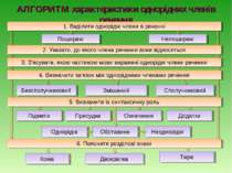 АЛГОРИТМ характеристики однорідних членів речення 6. Пояснити розділові знаки...