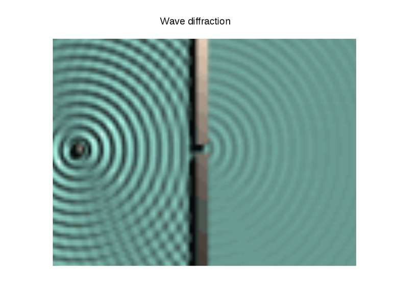 Wave diffraction