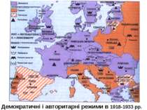 Демократичні і авторитарні режими в 1918-1933 рр.