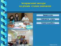 Інтерактивні методи на різних етапах навчання Томаченко С.С.