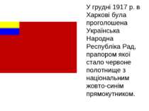 У грудні 1917 р. в Харкові була проголошена Українська Народна Республіка Рад...