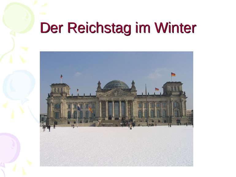 Der Reichstag im Winter