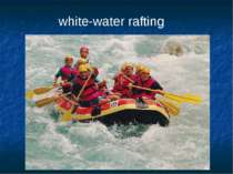 white-water rafting