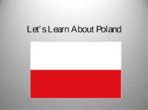 Let’s Learn About Poland