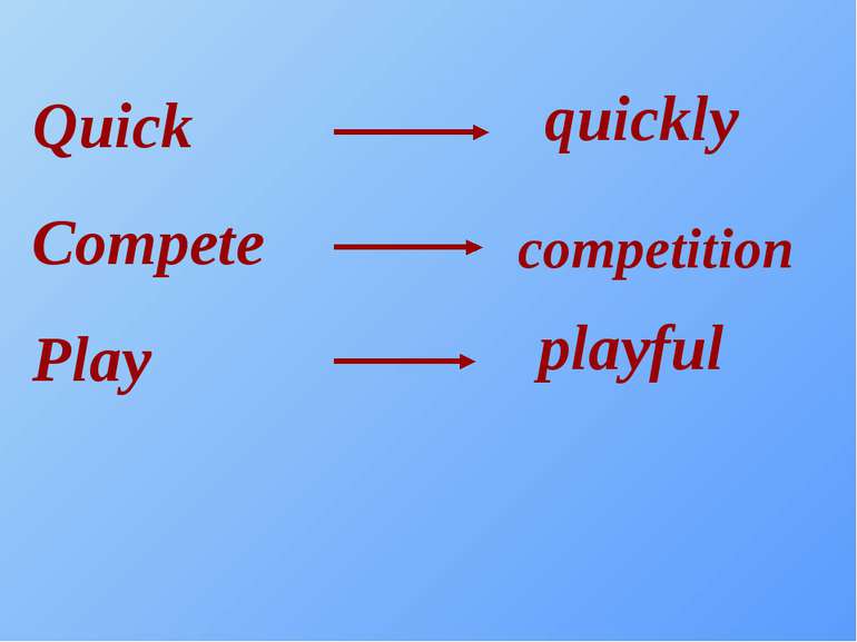 Quick Compete Play quickly competition playful