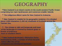 . **New Zealand is an island country in the south-western Pacific Ocean compr...