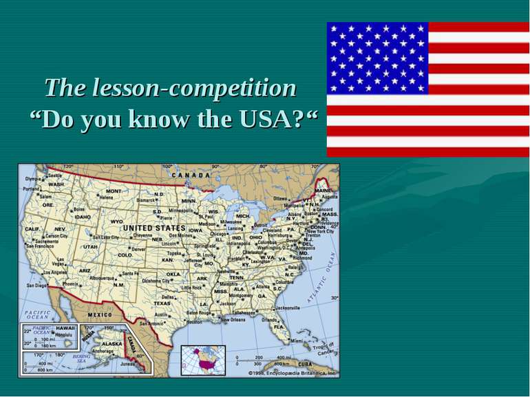 The lesson-competition “Do you know the USA?“
