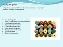Склад батарейок Сольові батарейки- Лужні батарейки або алкалінові батарейки Р...