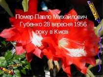 Помер Павло Михайлович Губенко 28 вересня 1956 року в Києві
