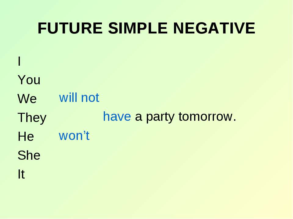 Future negative. Future simple negative. Future simple правило. Will Future simple. Future simple презентация.
