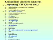 Класифікація шлунково-кишкових кровотеч ( Н.Н. Крилов, 2001): 1. По локалізац...