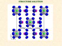 STRUCTURE SOLUTION
