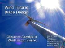 Wind Turbine Blade Design Classroom Activities for Wind Energy Science Joseph...