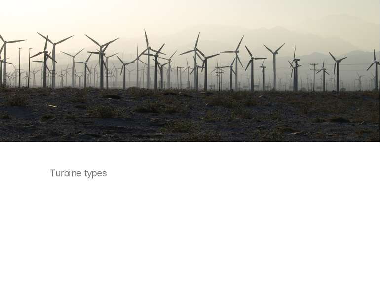Turbine types