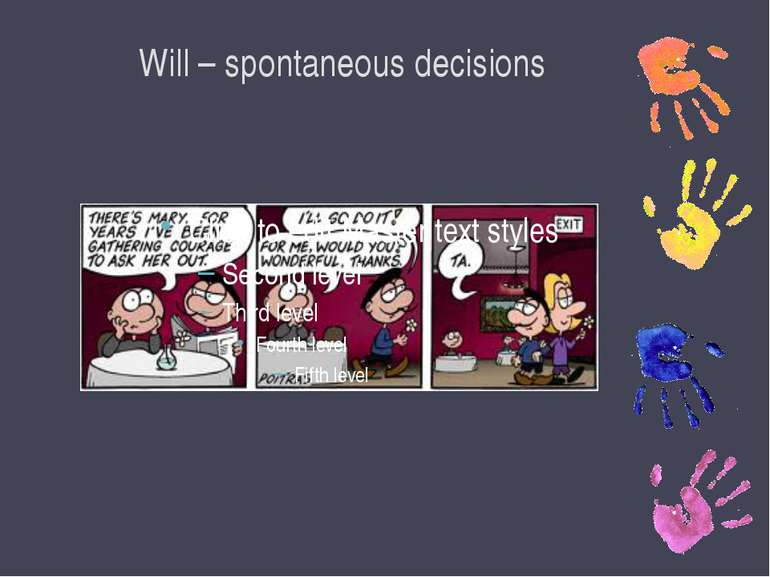 Will – spontaneous decisions