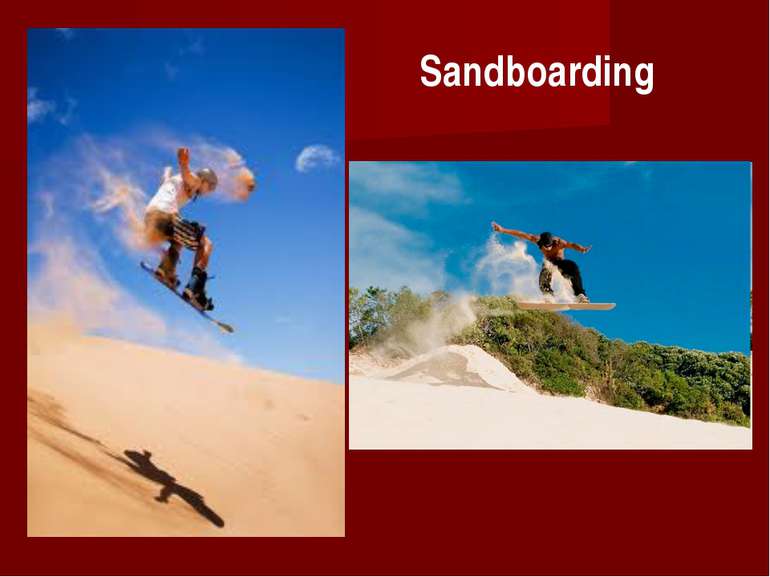 Sandboarding