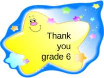 Thank you grade 6