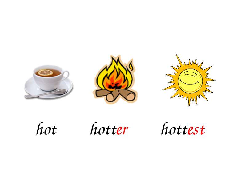 hotter hot hottest