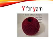 Y for yarn
