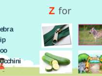 Z for Zebra Zip Zoo Zucchini