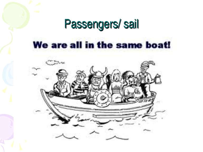 Passengers/ sail