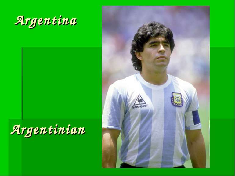 Argentina Argentinian
