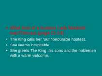 What kind of a hostess Lady Macbeth was?Discuss.(page 23-24) The King calls h...