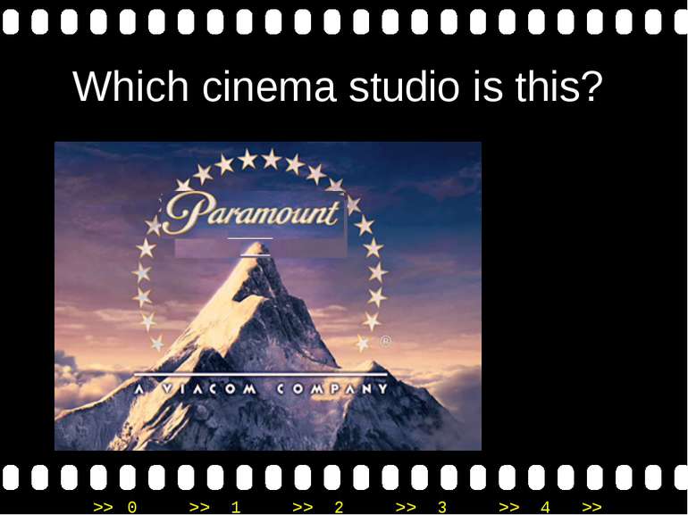 Which cinema studio is this? >> 0 >> 1 >> 2 >> 3 >> 4 >>