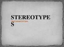 stereotypes