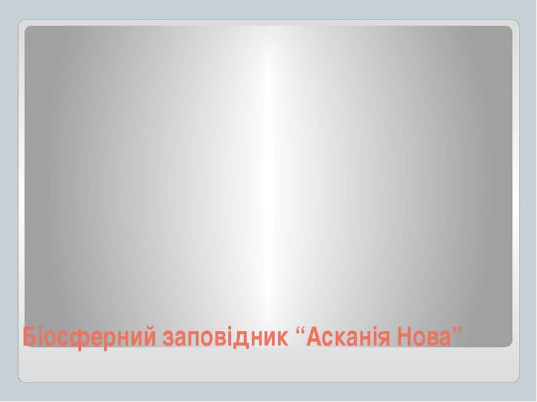 Біосферний заповідник “Асканія Нова”