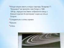 Кільця сатурна мають складну структуру.”Вояджер-1”і “Вояджер-2”,які пролетіли...